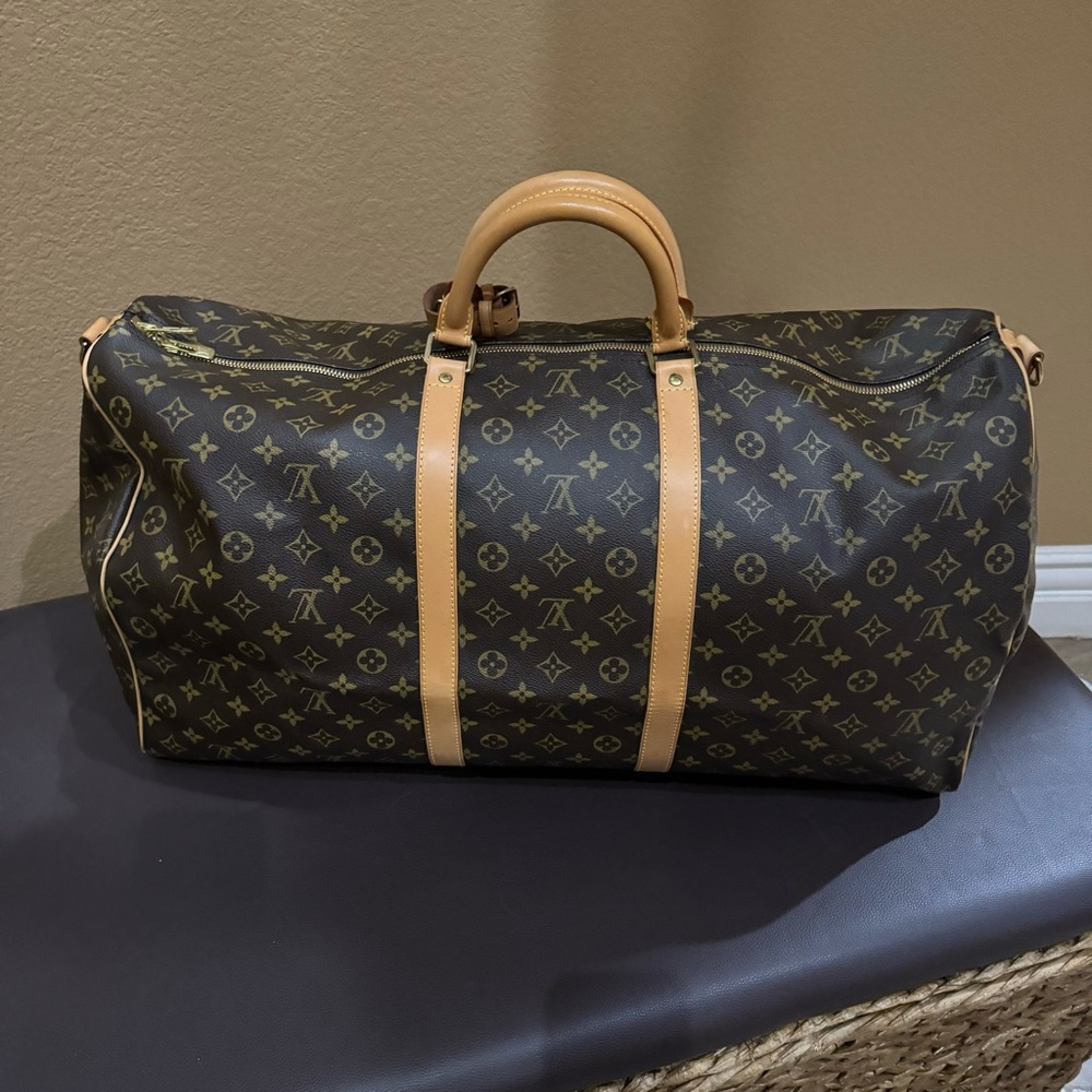 Louis Vuitton Keep-all 60 Bandouliere EUC